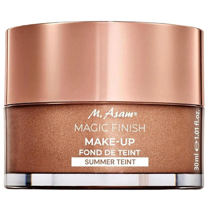 M. Asam Magic Finish Summer Teint Make-Up Mousse (1.01 Fl Oz) – 4in1 Primer, Foundation, Concealer & Powder With Buildable Coverage, Hides Redness And Dark Spots, Vegan, For Medium To Deep Skin Tones 1.01 Fl Oz (Pack of 1) - WanderMart Co.