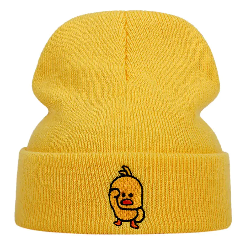 Casual Little Yellow Duck Beanie - WanderMart Co.