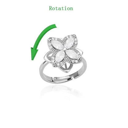 Crystal Sunflower Rings For Women - WanderMart Co.