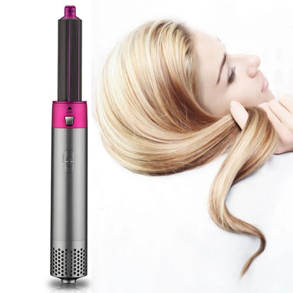 Professional 5-in-1 Hot Air Brush: Electric Hair Styling Tool Set - WanderMart Co.