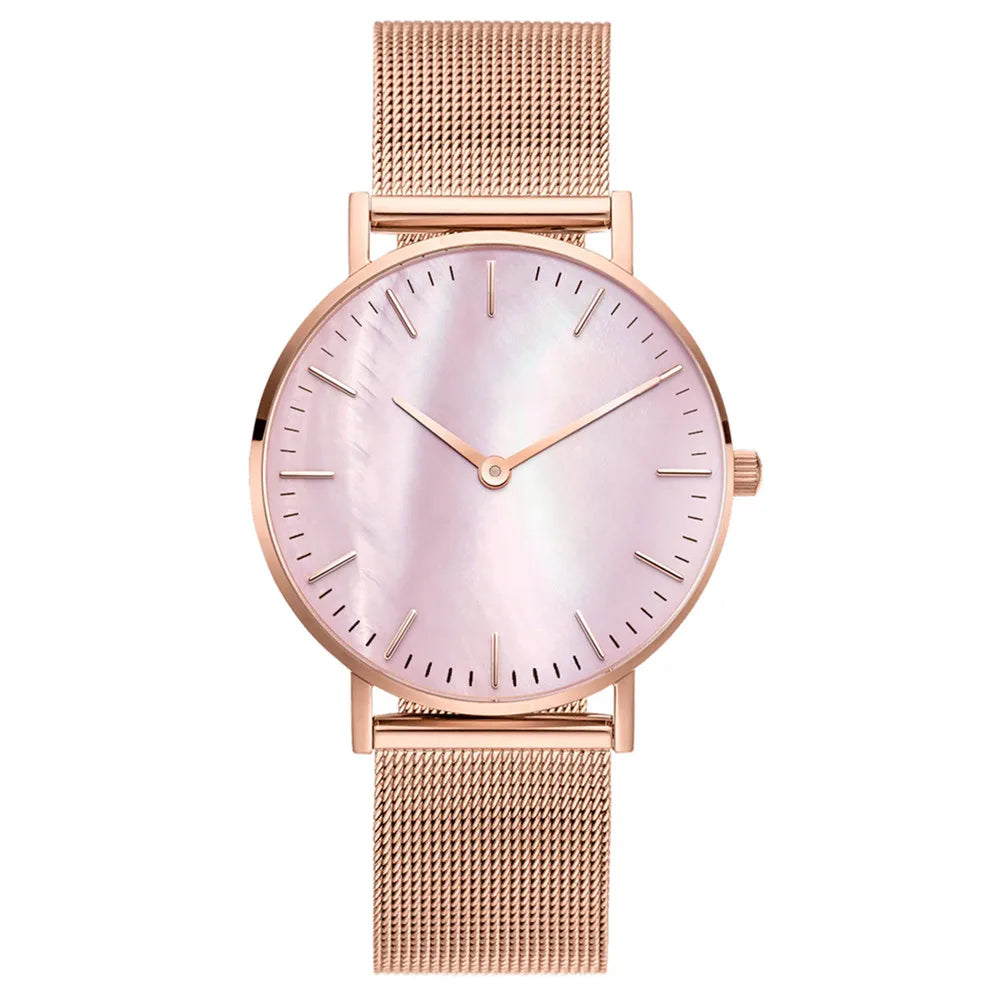 Luxury Brand Rose Gold Watch - WanderMart Co.