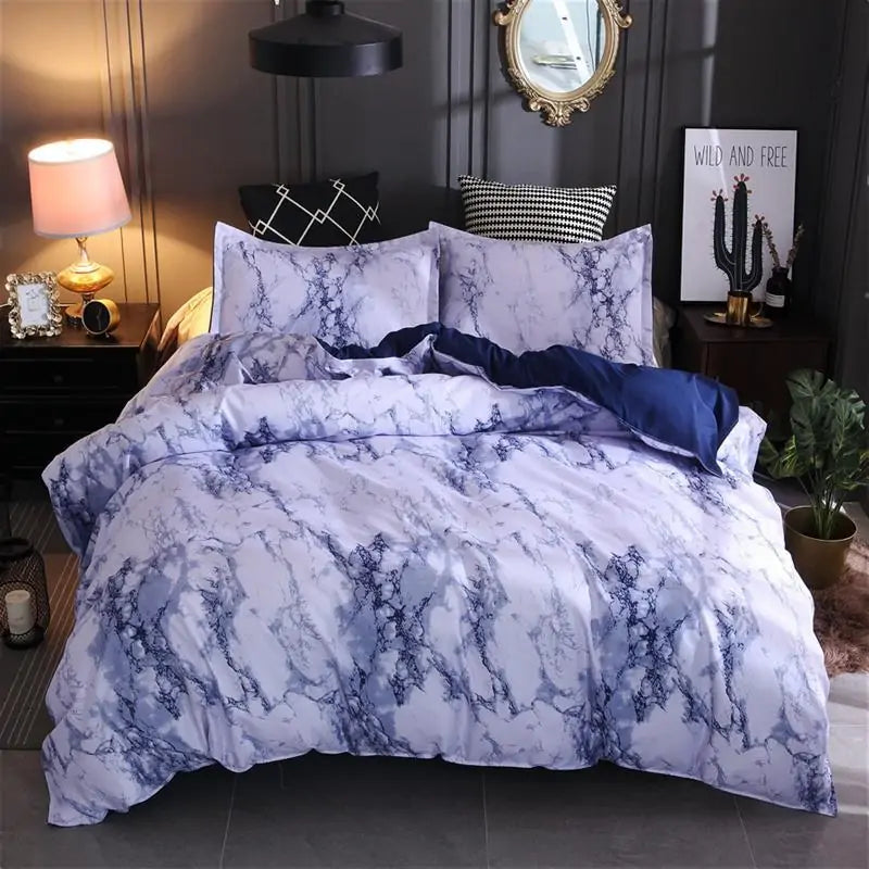 Marble Duvet Cover Bedding Sets - WanderMart Co.