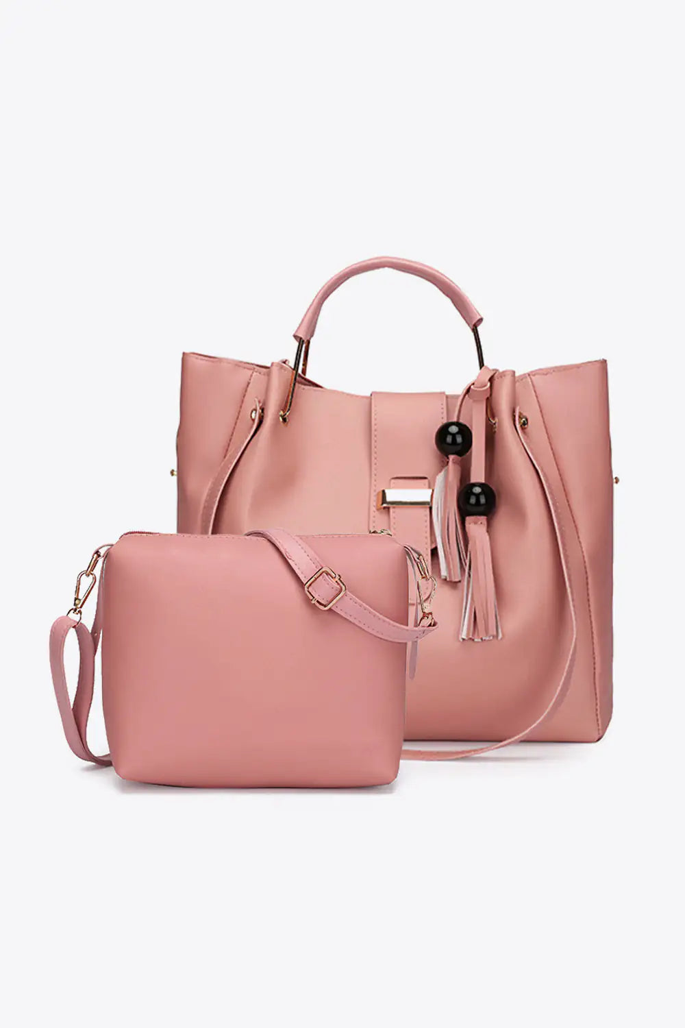 2-Piece PU Leather Bag Set - WanderMart Co.