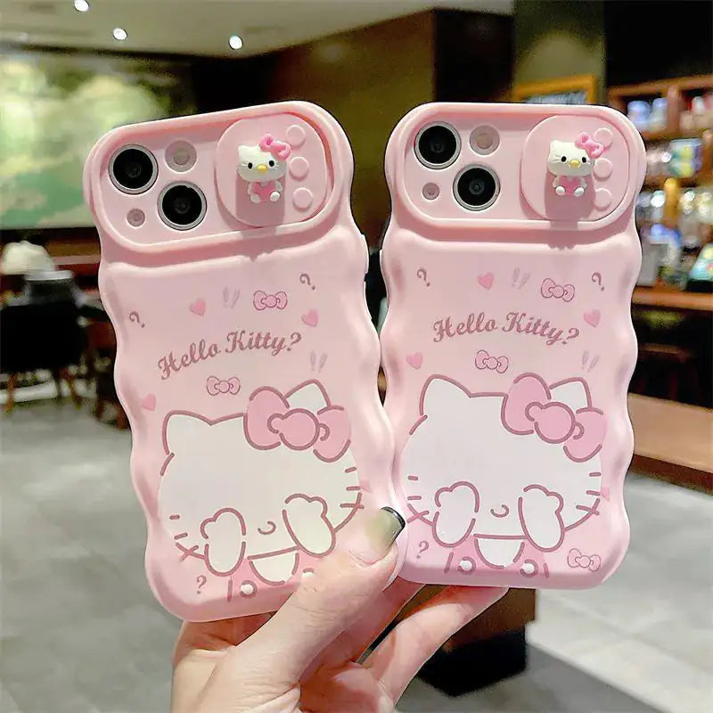 Hello Kitty Sliding Camera Phone Case - WanderMart Co.