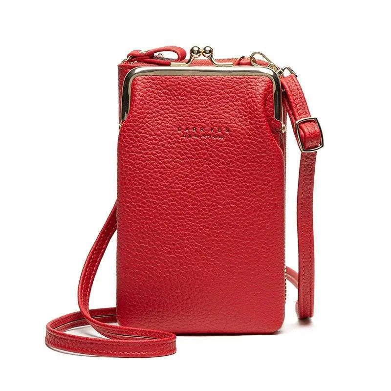 Women's Wallet Bag With Cell Phone Strap - WanderMart Co.