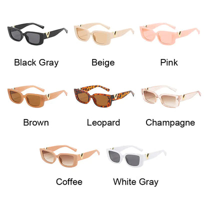 Rectangle Retro Sunglasses - WanderMart Co.