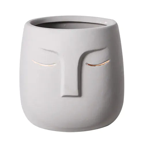 Ceramic Face Living Room Vase - WanderMart Co.