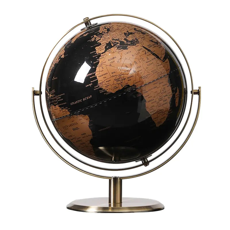 Home Decor World Globe Retro Map Globe Office Decor Accessories - WanderMart Co.