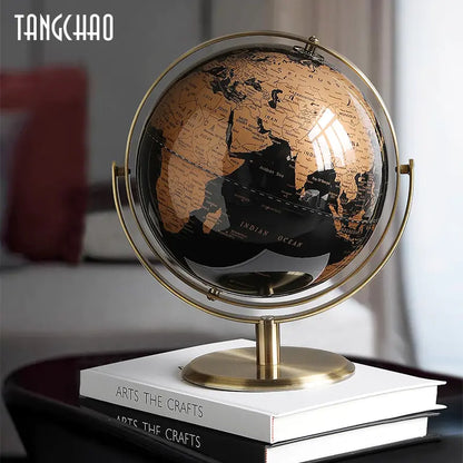 Home Decor World Globe Retro Map Globe Office Decor Accessories - WanderMart Co.