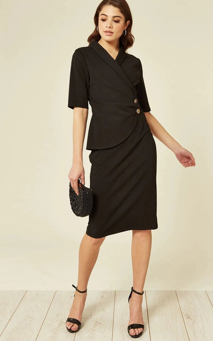 Diane Wrap Blazer Dress - WanderMart Co.