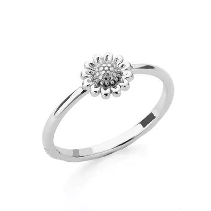 Crystal Sunflower Rings For Women - WanderMart Co.