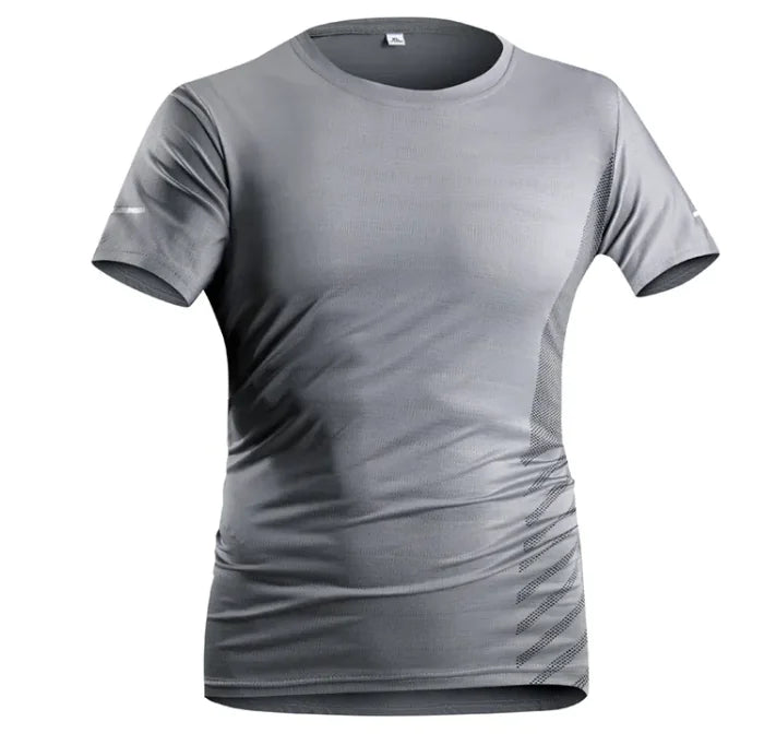 Men's Ice Silk Quick-Dry Tee – Breathable & Trendy Activewear - WanderMart Co.