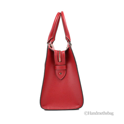 Kate Spade Madison Medium Candied Cherry Saffiano Leather Satchel - WanderMart Co.