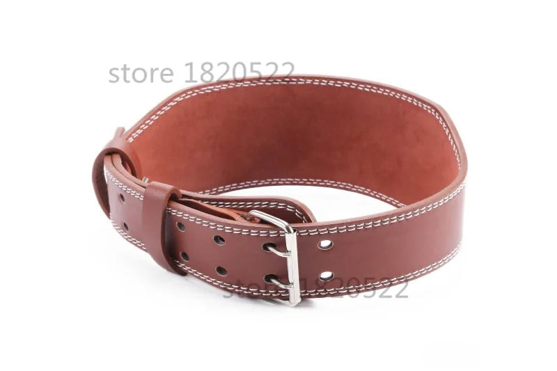 Leather Weightlifting Belt Gym - WanderMart Co.