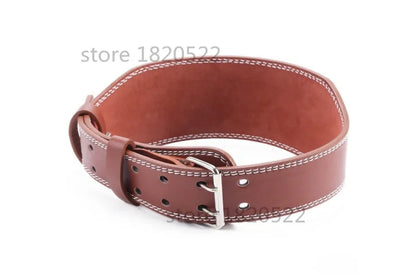 Leather Weightlifting Belt Gym - WanderMart Co.