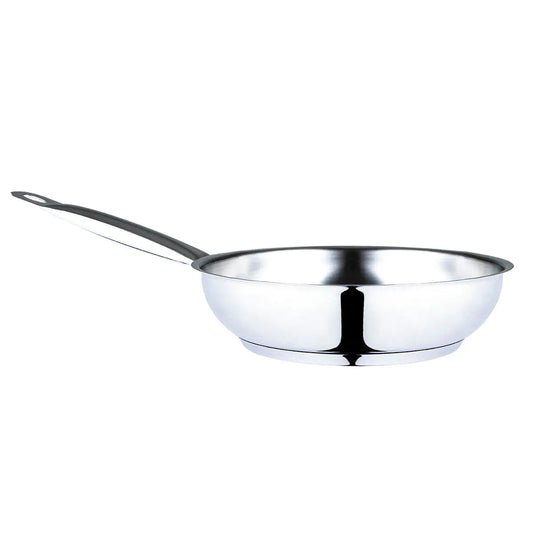 Serenk Modernist Stainless Steel Frying Pan 24 cm - WanderMart Co.