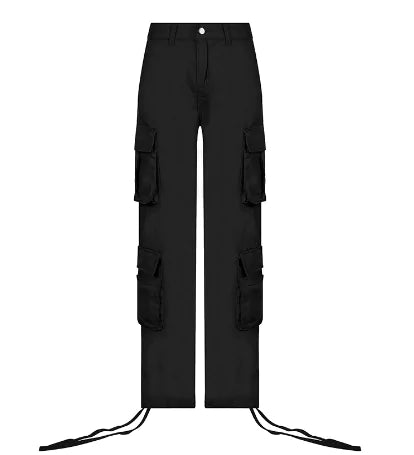 Cargo Solid Baggy Pants - WanderMart Co.