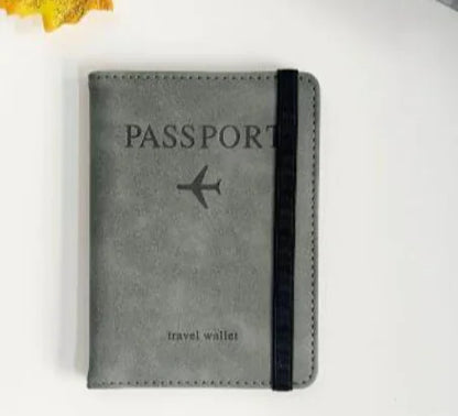 Blocking Passport Holder Leather Travel Wallet - WanderMart Co.