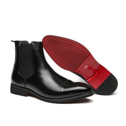 Red Bottom Chelsea Boots For Men - WanderMart Co.