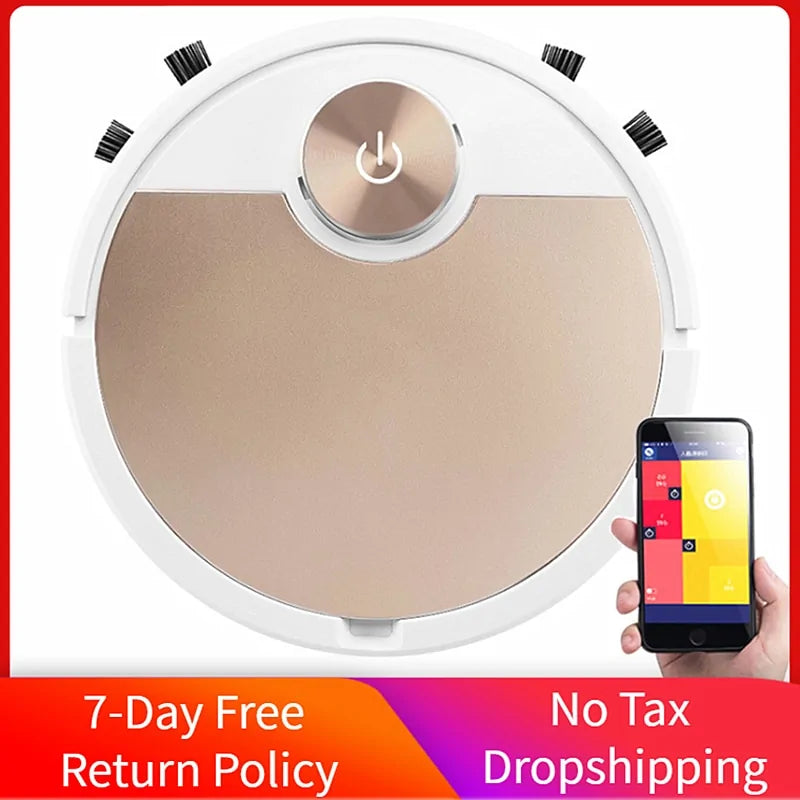 Wireless Smart Vacuum Cleaner Robot - WanderMart Co.