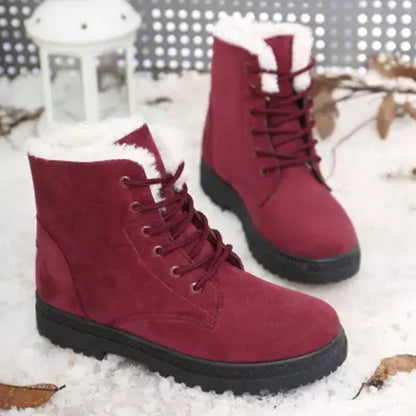 Women Winter Ankle Boots Winter Shoes - WanderMart Co.