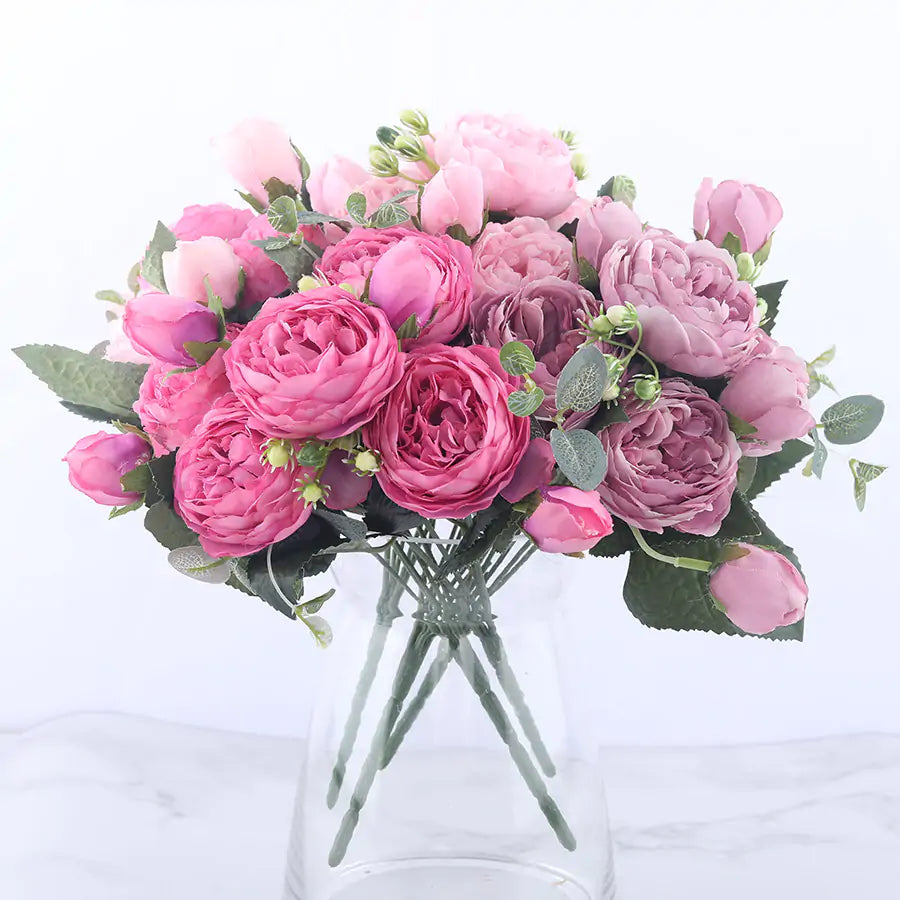 Artificial Flowers Bouquet - WanderMart Co.