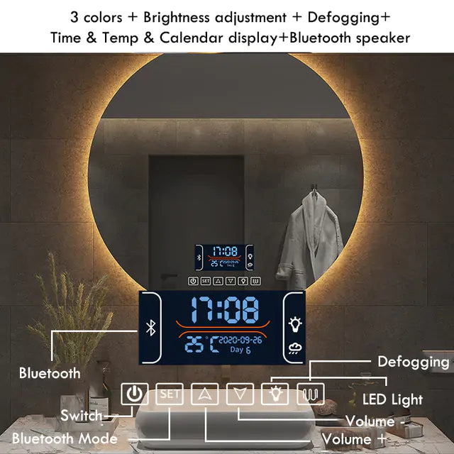 LED Bathroom Mirror - WanderMart Co.