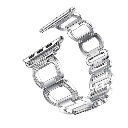 Luxury Metal Diamond Bracelet for Apple Watch - WanderMart Co.