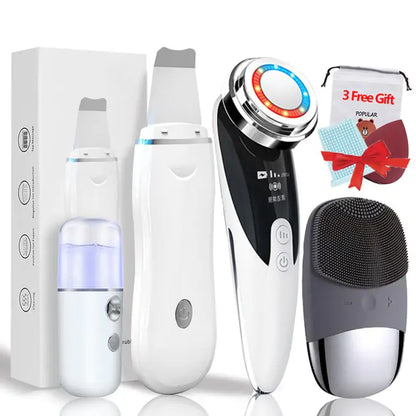 4+3 Kit Ultrasonic Skin Scrubber - WanderMart Co.