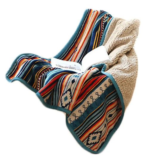 Colorful Bohemian Blanket - WanderMart Co.