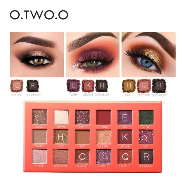 Colors Makeup Eyeshadow Palette Cosmetic Kit - WanderMart Co.