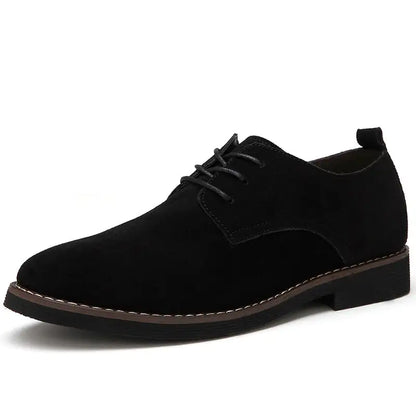 The Roxida - Suede Leather Oxford Shoes For Men - WanderMart Co.