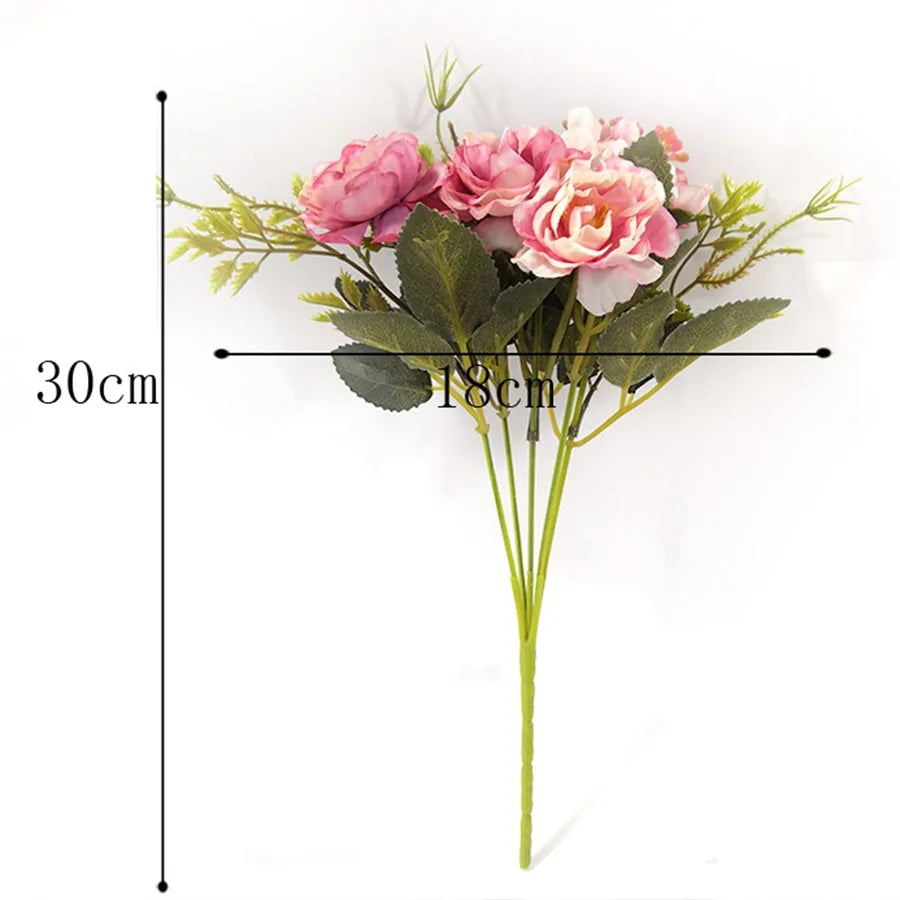 Vintage Silk Artificial Flowers - WanderMart Co.