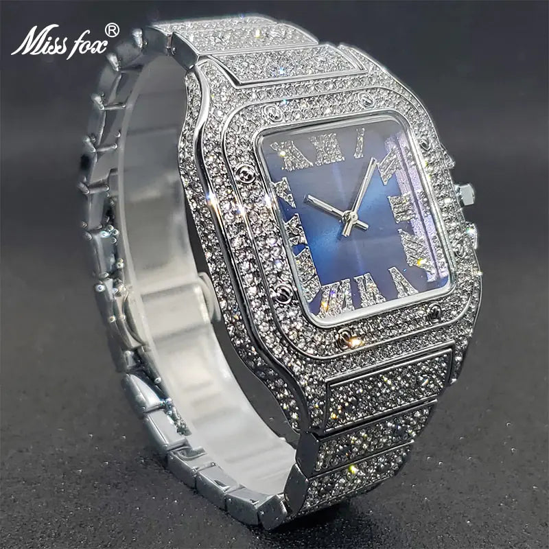 Ice Out Diamond Square Watch - WanderMart Co.