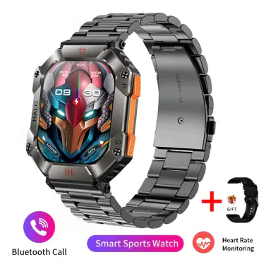 2024 Titan Pro Smart Watch: 2.0-Inch AI Fitness Tracker with Bluetooth Calling & IP68 Waterproof - WanderMart Co.