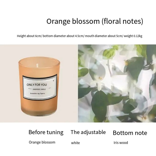 Romantic Floral Aromatherapy Smokeless Candle - WanderMart Co.