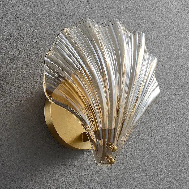 Creative Copper Shell Wall Lamp - WanderMart Co.