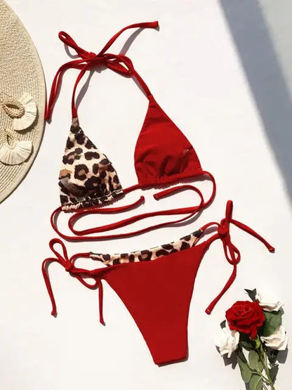 Leopard Bikini - WanderMart Co.