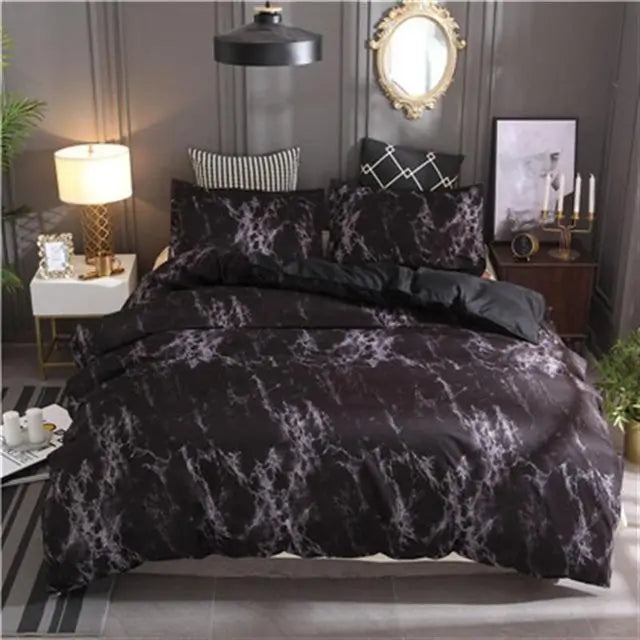 Marble Duvet Cover Bedding Sets - WanderMart Co.