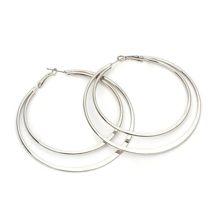 Big Hoop Large Circle Earrings - WanderMart Co.