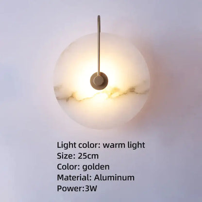 Marble Stone Wall Lamp - WanderMart Co.