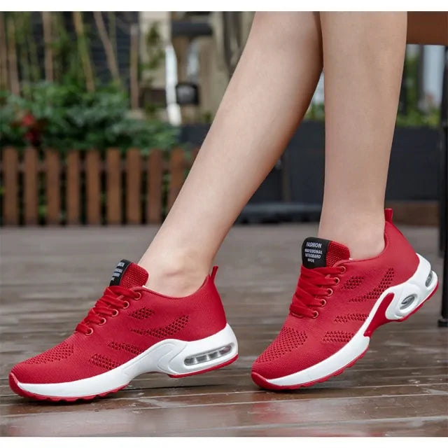 Women's Sneakers Breathable Mesh Walking Shoes - WanderMart Co.