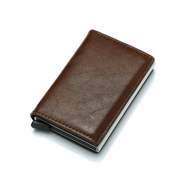 Bank Cards Holders Leather - WanderMart Co.