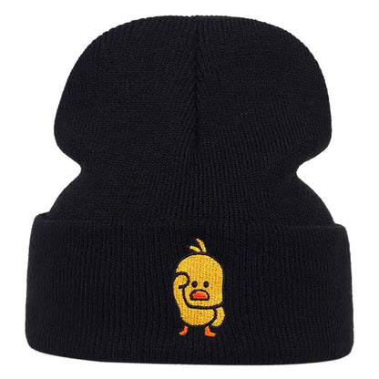 Casual Little Yellow Duck Beanie - WanderMart Co.