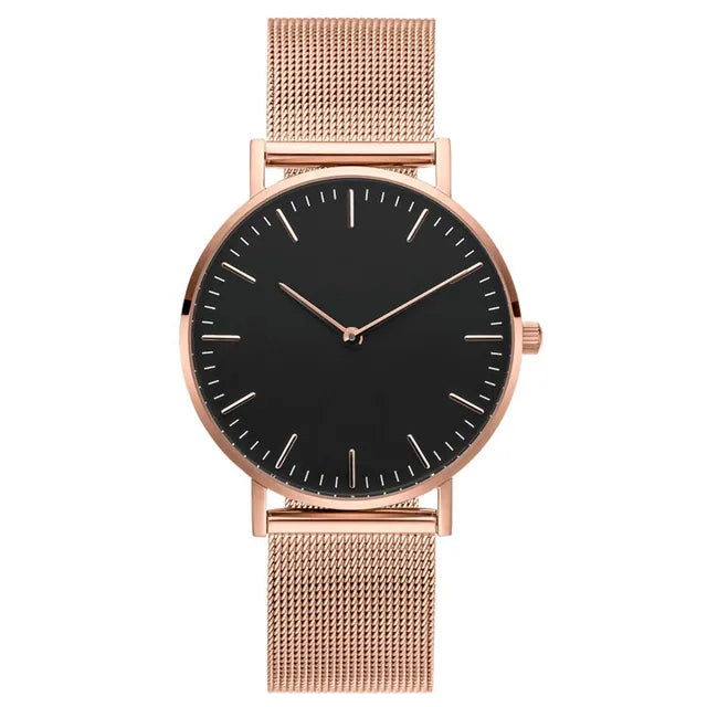 Luxury Brand Rose Gold Watch - WanderMart Co.