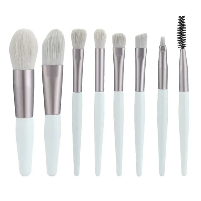 8 Pieces Makeup Brushes Set - WanderMart Co.