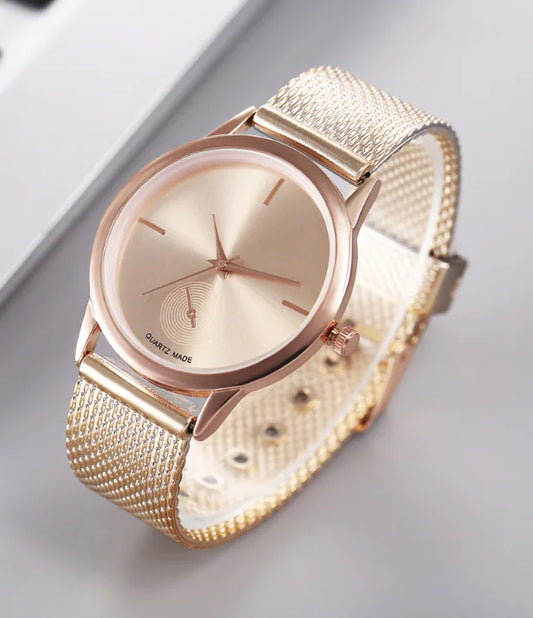 Rose Gold Fashion Watch - WanderMart Co.