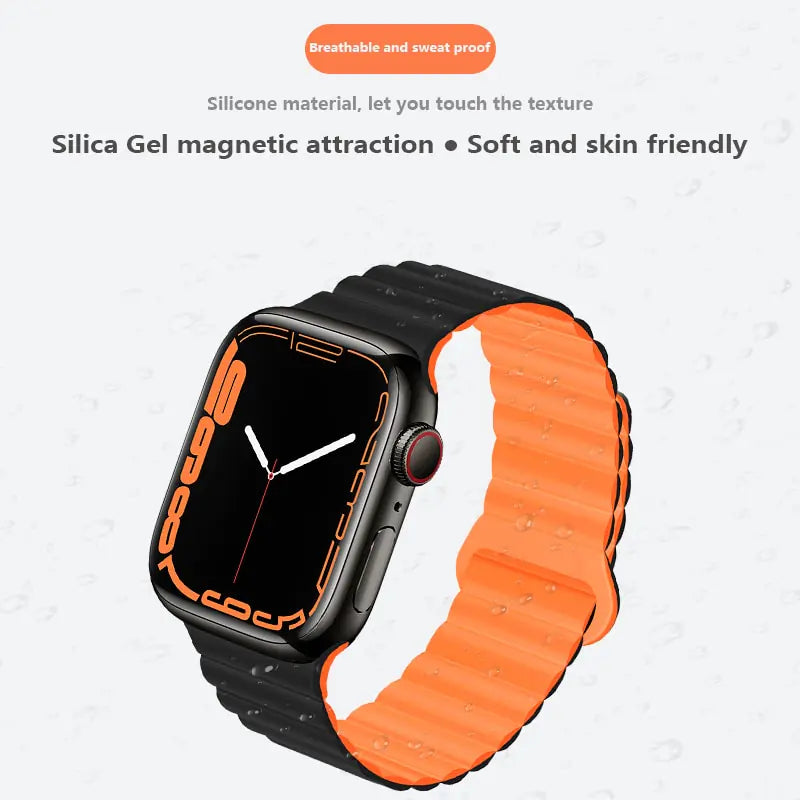 Silicone Strap Band Magnetic Bracelet - WanderMart Co.