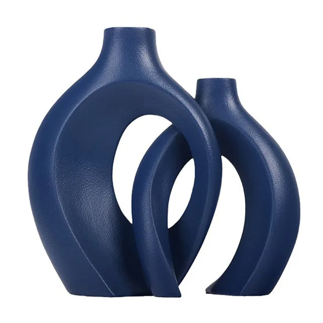 Modern Nordic Style Ceramic Vase - WanderMart Co.