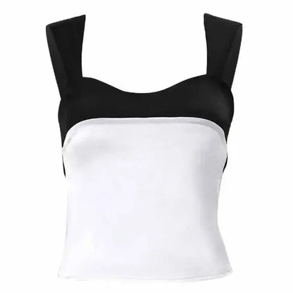 Women Satin Clothes Camisole Crop Tops Summer - WanderMart Co.